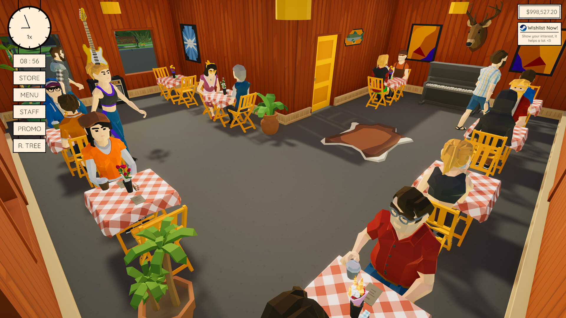 Café Manager café-building gameplay